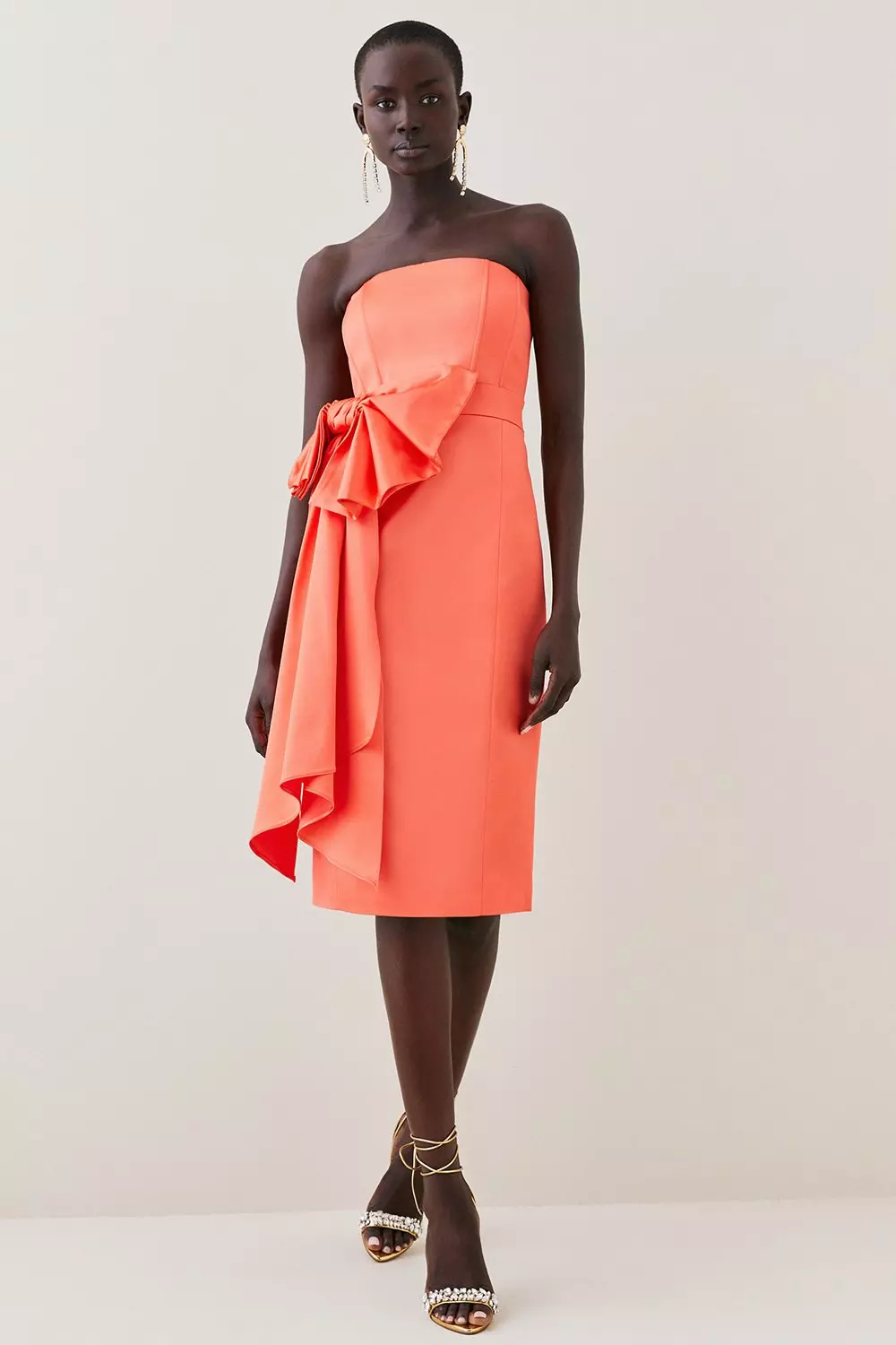 Karen millen deals dress coral